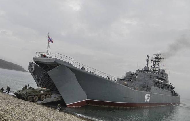 俄罗斯装备志775型蟾蜍级坦克登陆舰