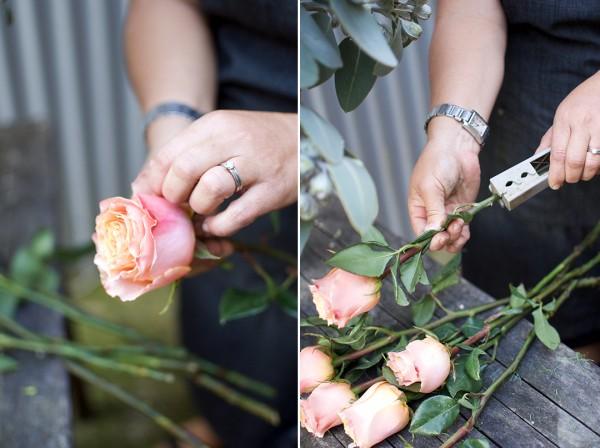 how to arrange flowers: step by step with my fave local florist