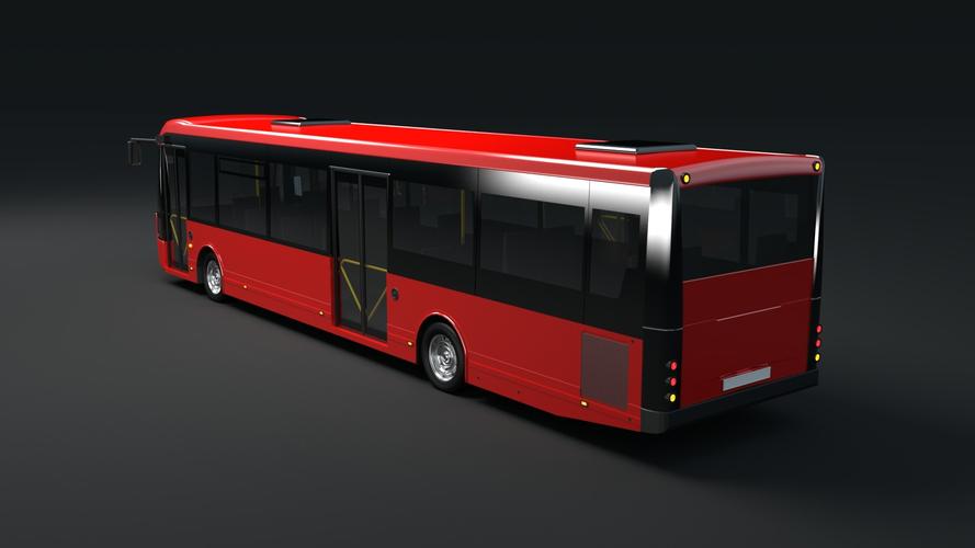 城市公交车3d模型