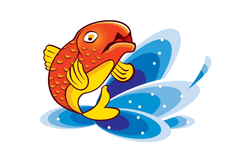 鱼 水生物 水族 动物【高清卡通手绘png素材】-90设计