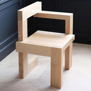 极简设计师椅子家用现代简约诧寂风设计师款民宿样板间摆拍凳子