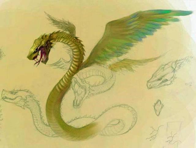 排名第二的传说中的妖蛇:腾蛇.