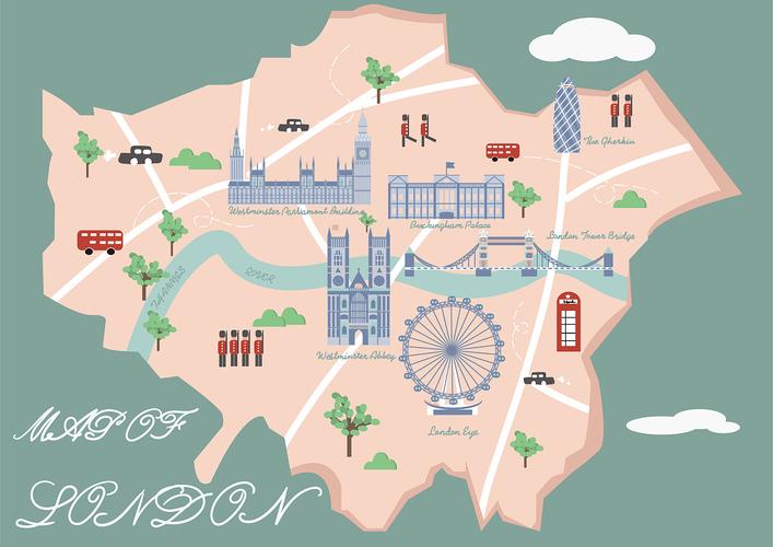 地图绘制-英国伦敦