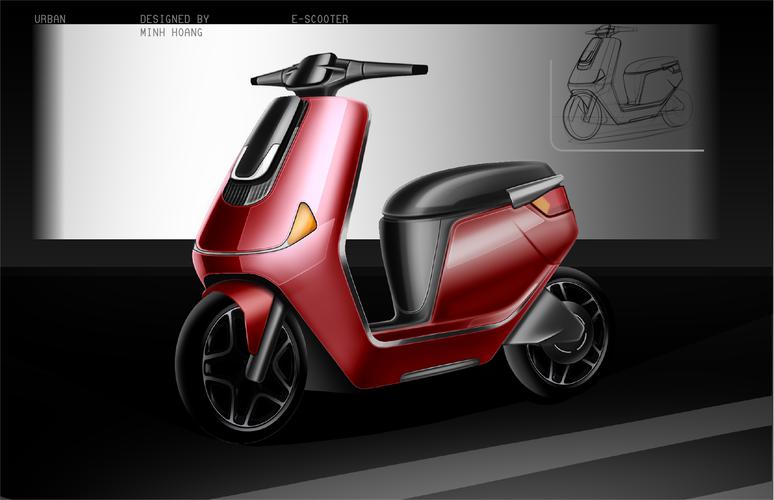 prt.01 e-scooter电动车-淮安品向工业设计有限公司