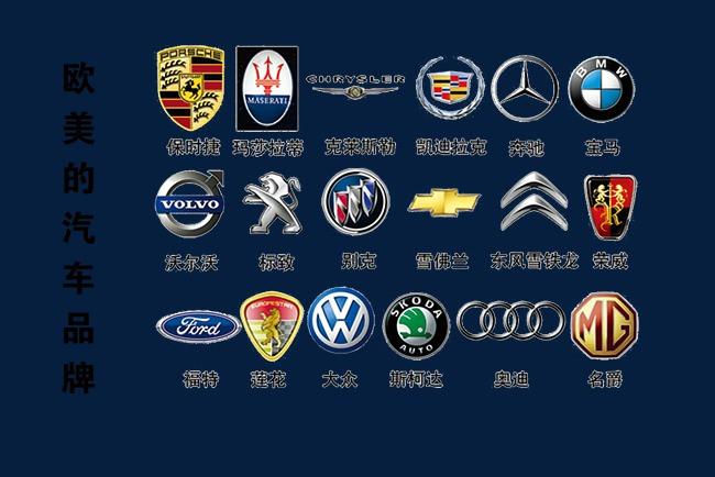 欧美的汽车品牌