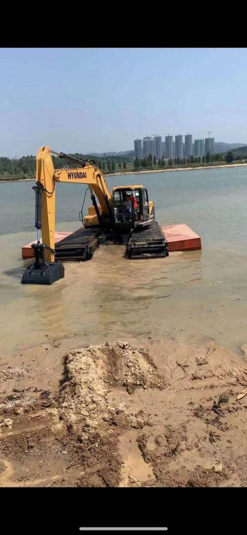 广东省揭阳市出租225水陆两用挖掘机