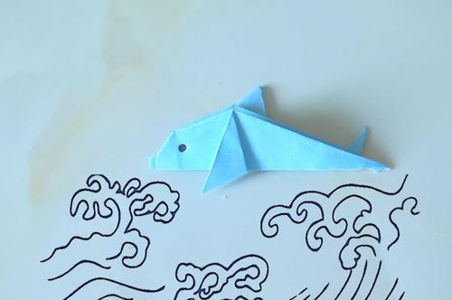 视频:教你用1张纸,手工折纸可爱的海豚,漂亮的女孩都很喜欢