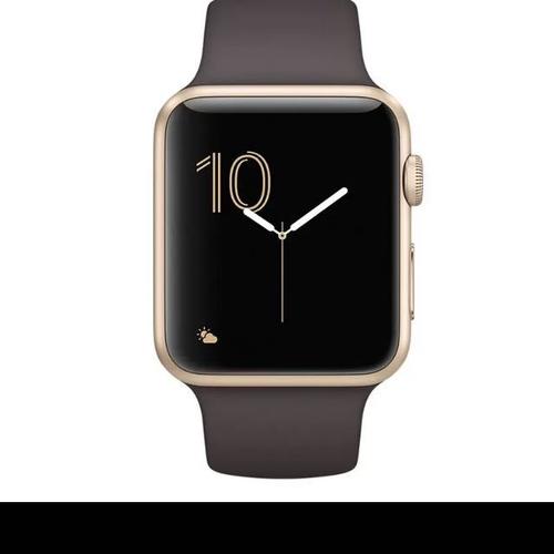 苹果(apple)watch series 2 第二代智能手表铝金属防水手表 金色表壳