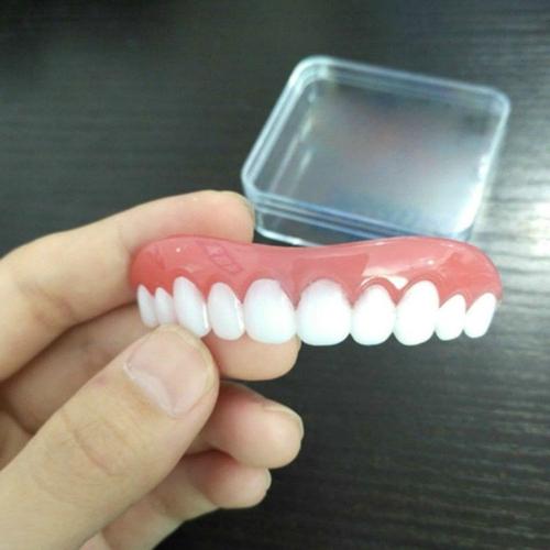 假牙牙套吃饭神器吃饭用的咀嚼定型临时牙齿硅胶仿真老人假牙门牙