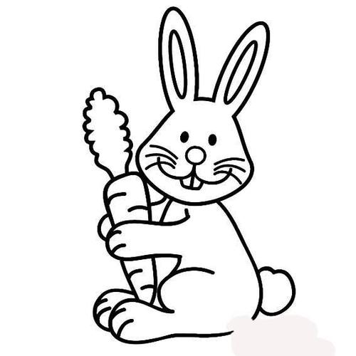 最可爱最可爱最可爱最可爱的小白兔怎么画