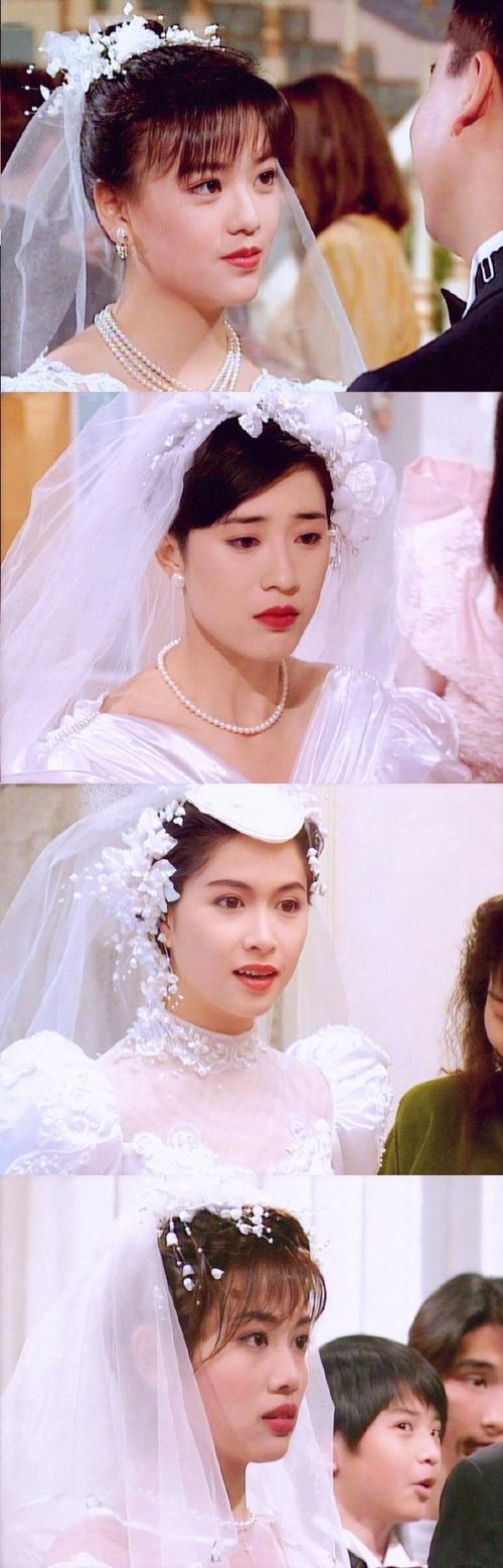 90年代香港女神的婚纱照,都太美了