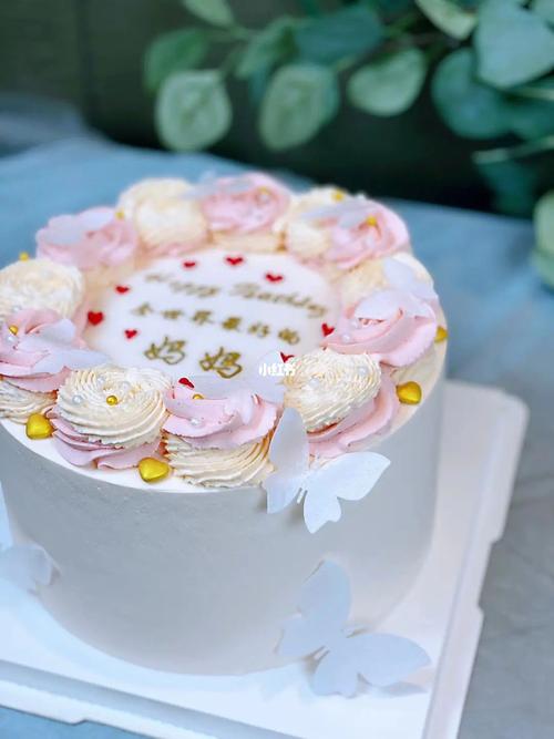 生日蛋糕#女士蛋糕  #送妈妈的蛋糕  #动物奶油蛋糕  #粉色蛋糕