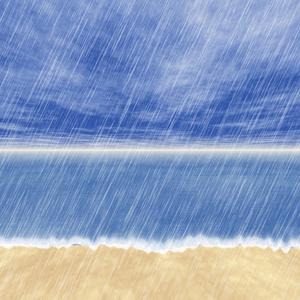 冲浪的雨图片