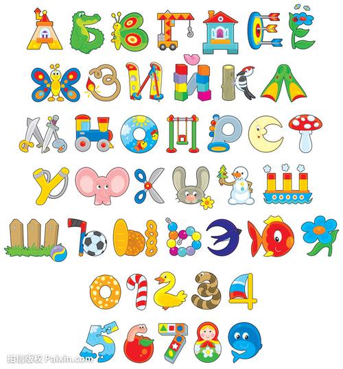 字母,abc,字母表,字母表,卡通,卡通,童年,儿童教