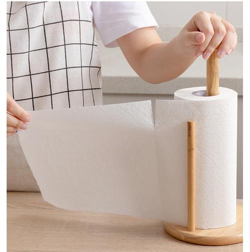 65节*12卷双层厨房用纸擦手纸一次性懒人抹布卷纸吸油纸厨房纸巾