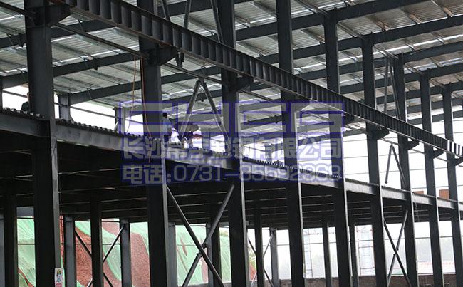 宁乡铝镁锰屋面板楼承板c型钢案例