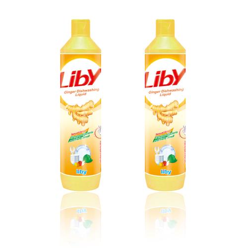 liby label dishwasher soap green yellow pink red color customize