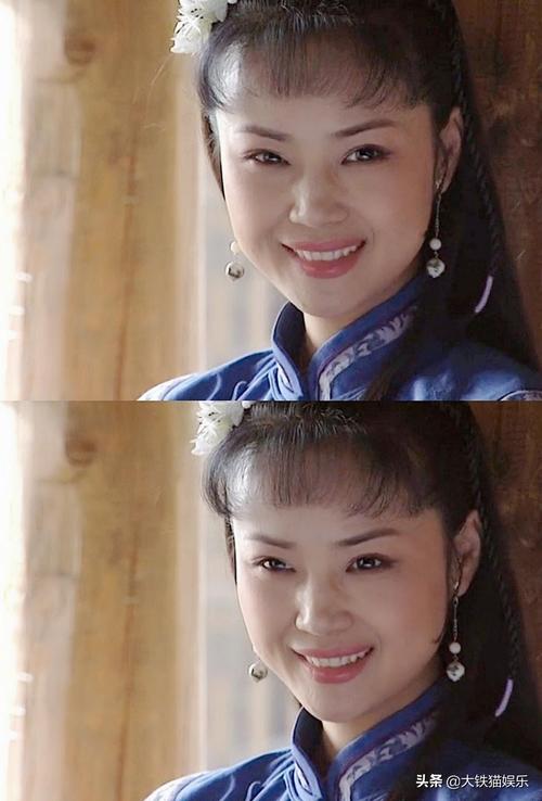 茹萍长相非常温婉,一张初恋脸,演过很多白月光,在《大宅门》里饰演的