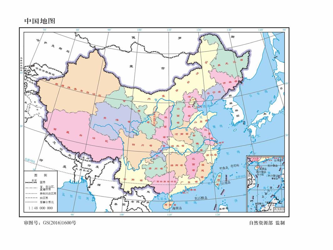 标准地图说明标准地图依据中国和世界各国国界线画法标准编制而成,可