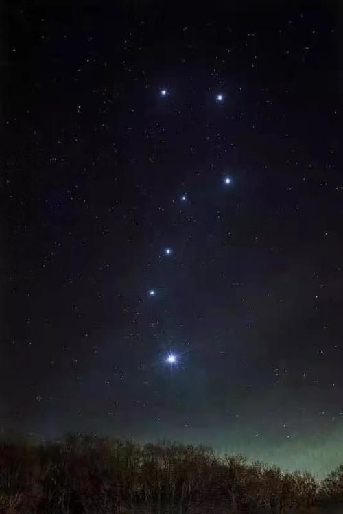 夜空中的星星