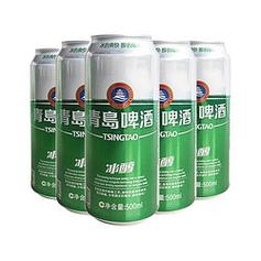 青岛啤酒工业啤酒_tsingtao 青岛啤酒 冰醇8度500ml*12听整箱装易拉罐