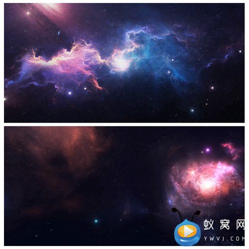 s4273 星空 宇宙星云动态背景视频素材