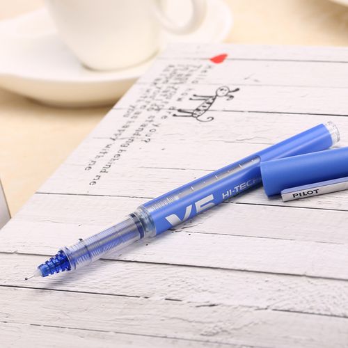 百乐威宝走珠笔bxc-v5直液式水性笔v5升级版可换墨囊签字笔中性笔