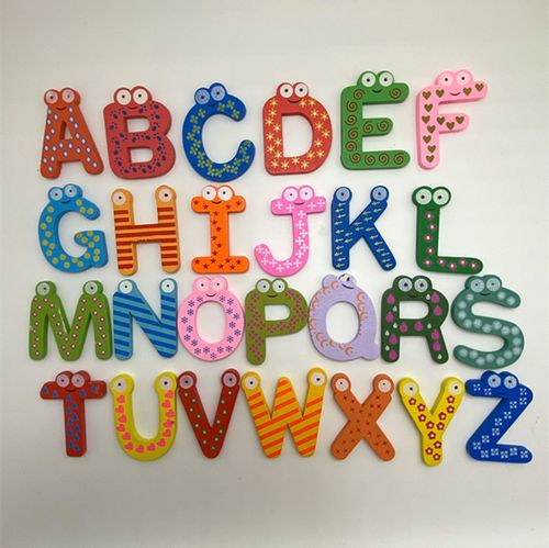 创意新款个性其他益智玩具教具26个全套英文字母数字冰箱贴磁力贴