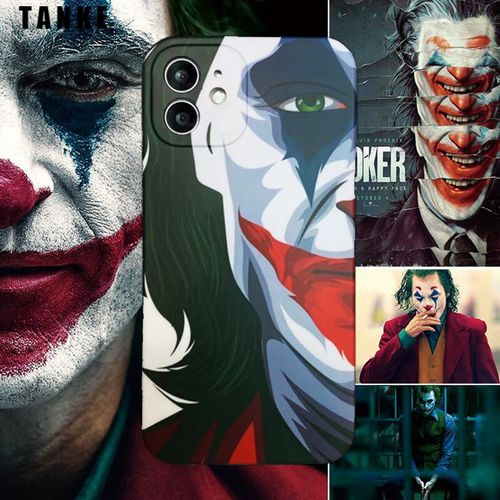 坦壳 苹果12/11pro手机壳欧美dc漫画小丑joker半脸自拍个性潮iphonexr