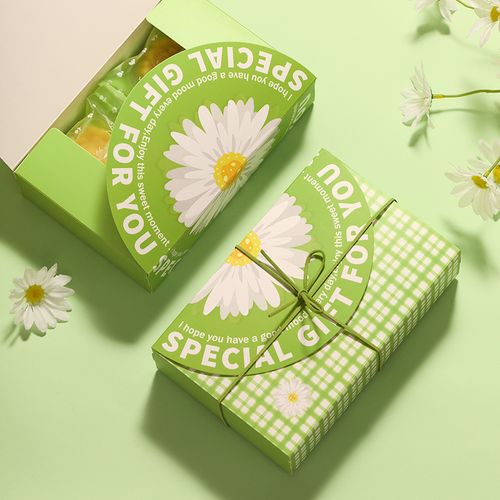 绿豆糕包装盒月饼盒礼盒空盒绿色烘焙中秋节蛋黄酥糯米船野餐盒子