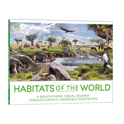 英文原版 habitats of the world dk百科全书 世界栖息地 精装 英文版