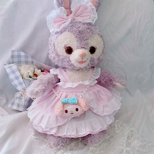 迪士尼(disney)星黛露公仔兔子玩偶可爱兔兔娃娃毛绒玩具抱枕情人节生
