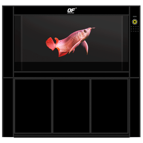 鱼缸4代仟湖热带鱼热带水族箱生态大型玻璃of鱼缸