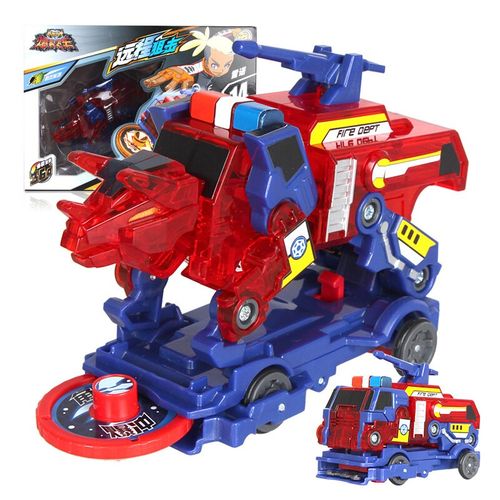 奥迪双钻爆裂飞车1代机甲兽神儿童玩具变形车男孩趣味变形玩具礼物