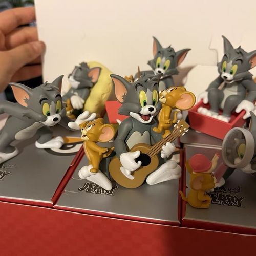正版tom and jerry猫和老鼠好朋友的一天系列盲盒潮玩礼品摆件