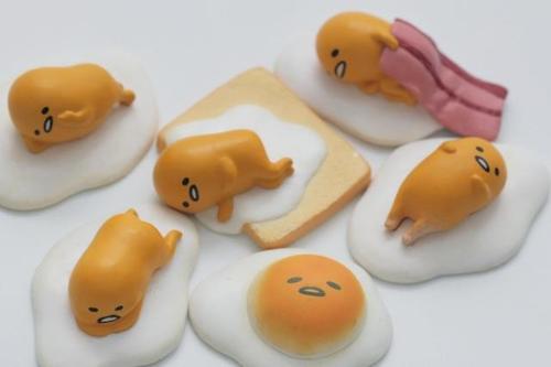 日本 懒蛋蛋 蛋黄君 冰箱贴 磁性贴 食玩摆件 全6款