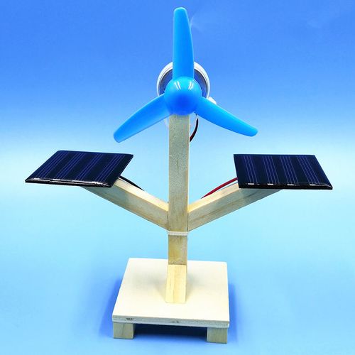 自制太阳能风扇儿童diy科技小制作发明学生手工制作科学实验玩具