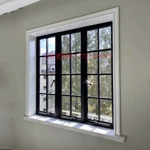 定制老上海钢窗格子窗复古窗老式钢窗老式门窗老洋房别墅门窗方格