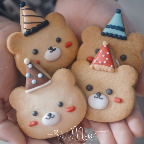 六一饼干模具儿童节日系创意小熊饼干模具diy糖霜饼干切模烘焙模