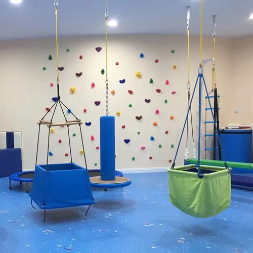 早教感统训练器材室内吊缆拳击台秋千儿童教玩具索道悬吊滑索设备