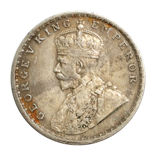 荟银 老银元英属印度1卢比银币英国乔治五世 老版外国银币收藏 1913年