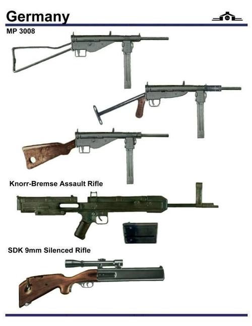 德国的"末日武器"系列中,竟然也出现了sdk消声卡宾枪.