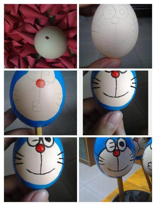 建水县第四小学线上美术课《美丽的鸡蛋壳》 写美篇第一种:蛋壳画