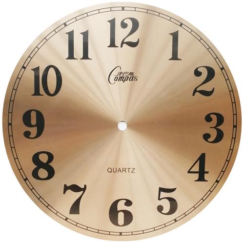康巴丝挂钟表盘手工手工制制作材料钟表配件铝盘挂钟