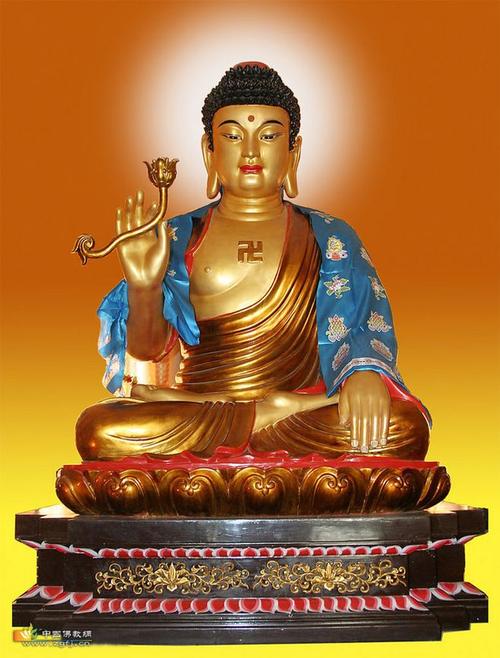 阿弥陀佛,西方极乐世界教化众生的导师也,梵语"阿弥陀",中文称"无量"