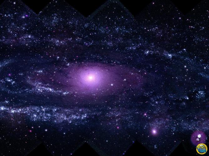 美国宇航局斯威夫特卫星拍摄的仙女座星系m31