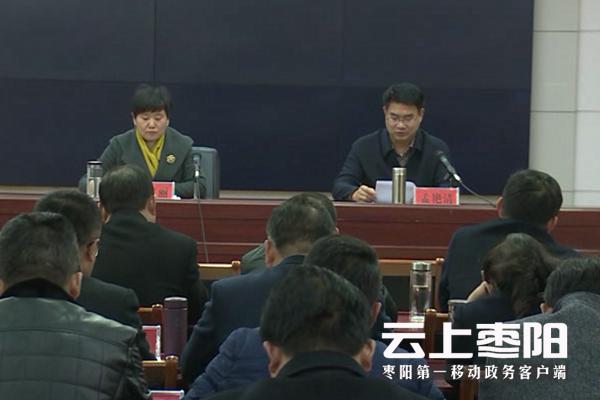 市长孟艳清,副市长邢红丽在枣阳分会场参加会议,并就落实会议精神进行