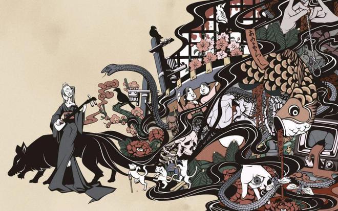 《画图百鬼夜行》,还罗列了妖怪的出处;但是在日本所有的鬼神传说中