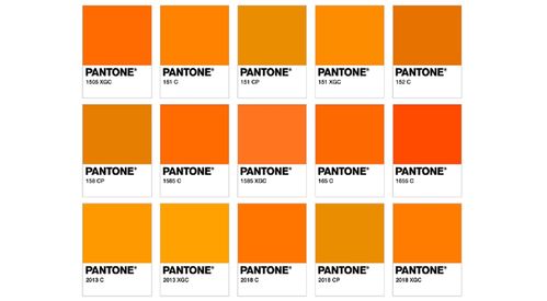 ▼橘色(orange),或者说橙色,其实是一个统称,根据明度(亮暗程度)和