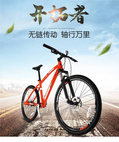 传动轴自行车台湾佳德兴无链条自行车传动轴单车男女成年休闲车通勤